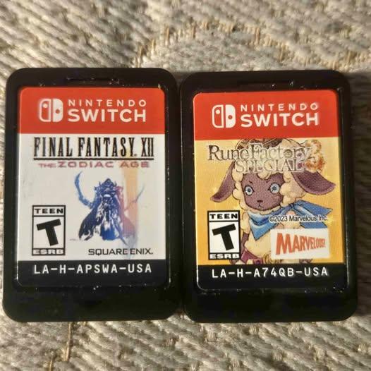 Rune Factory 3 Special. 
Final Fantasy XII The Zodiac