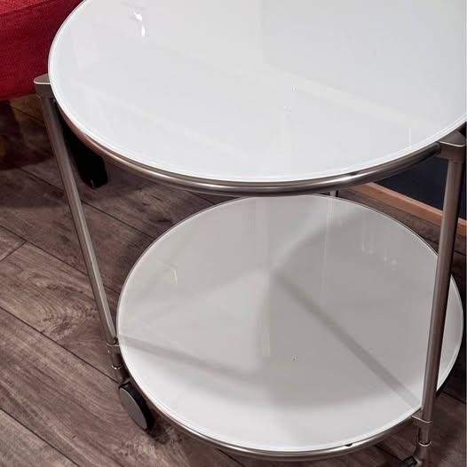 Vintage  Ehlén Johansson Ikea Strind Rolling Side Table