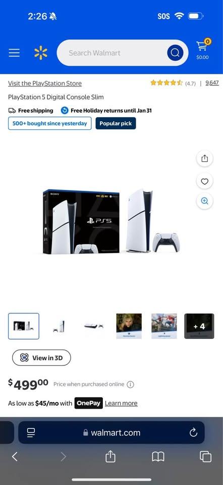 Sony PlayStation 5 Digital 3
