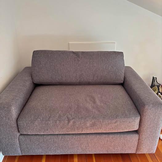 West Elm Sleeper Chair loveseat