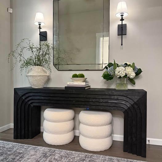 Handcrafted Modern Entryway/Console Table - Custom Built to Order