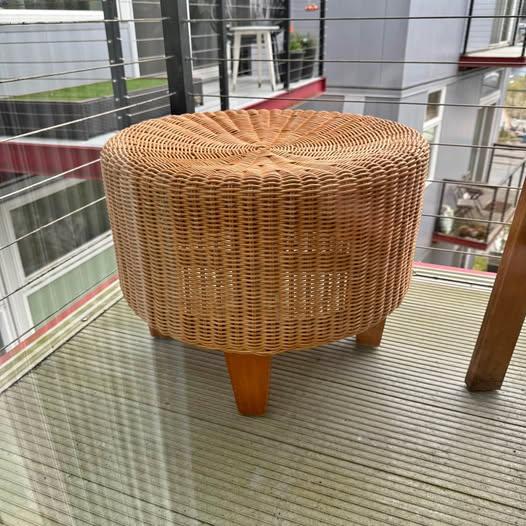 Wicker Side Table