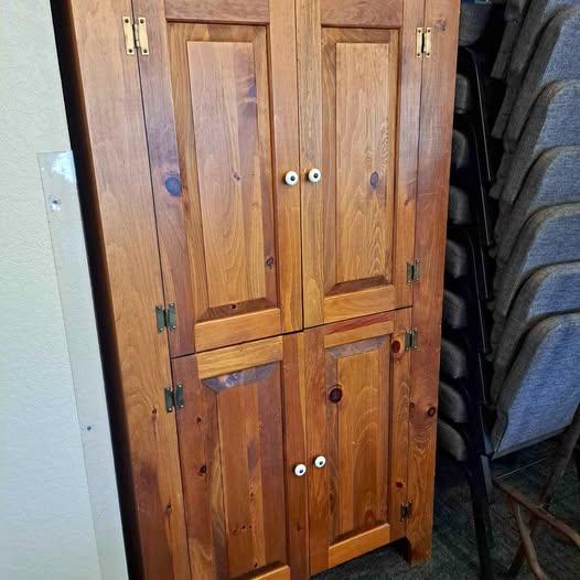 Wooden Storage Cabinet Armoire