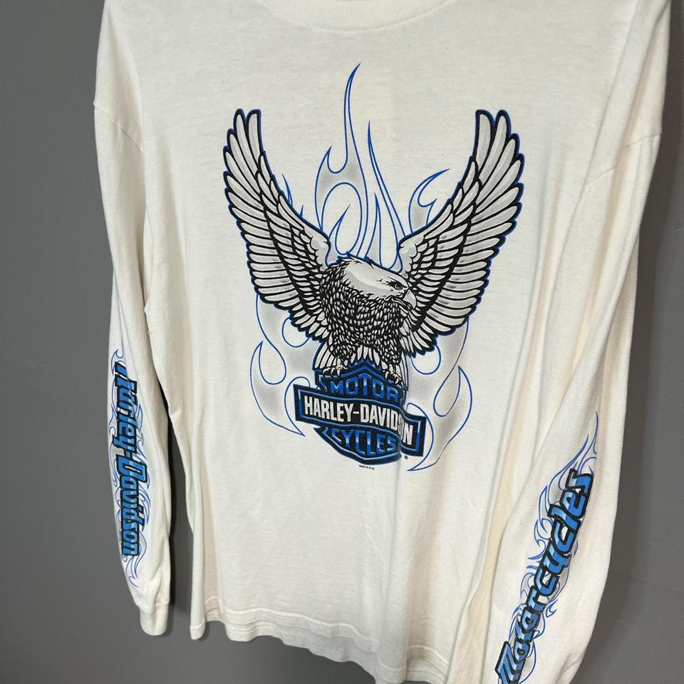 Vintage Harley Davidson Eagle Flames 2