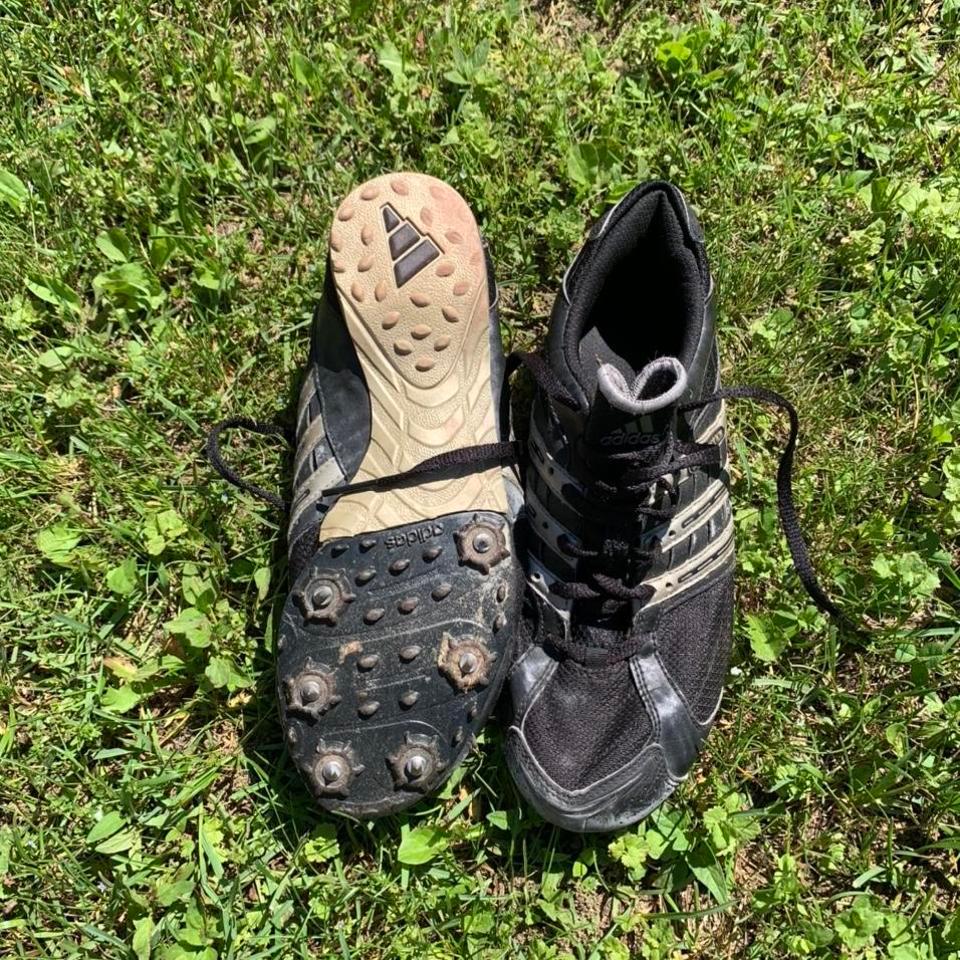 Adidas Sprinter Cleats Black Size 2