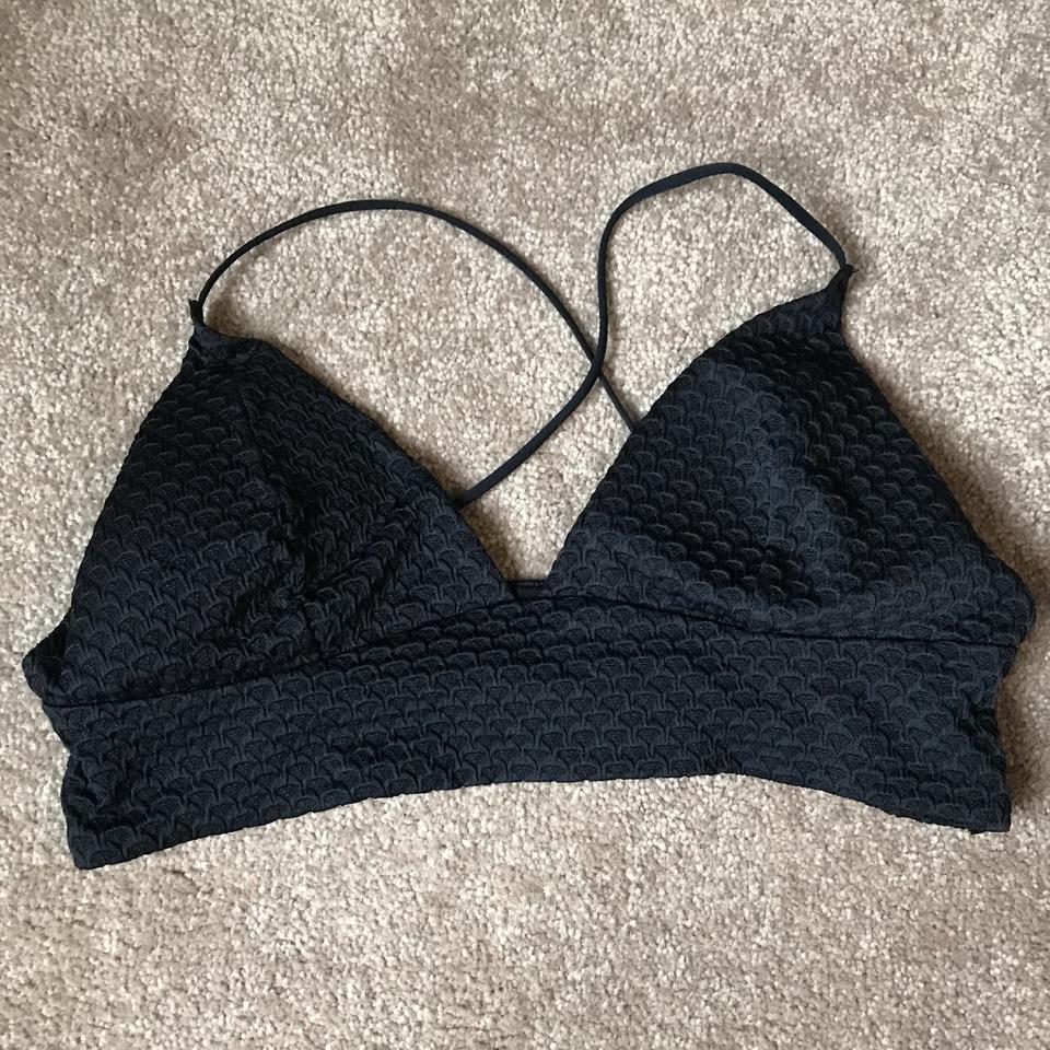 Hm Black Swim Top Size