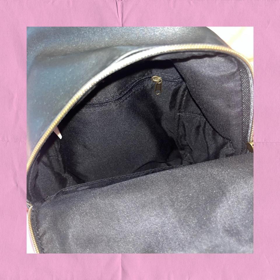 Super Chic Black Mini Bookbag 3