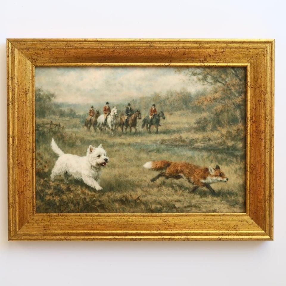 Vintage Inspired Art Print Fox A1c9