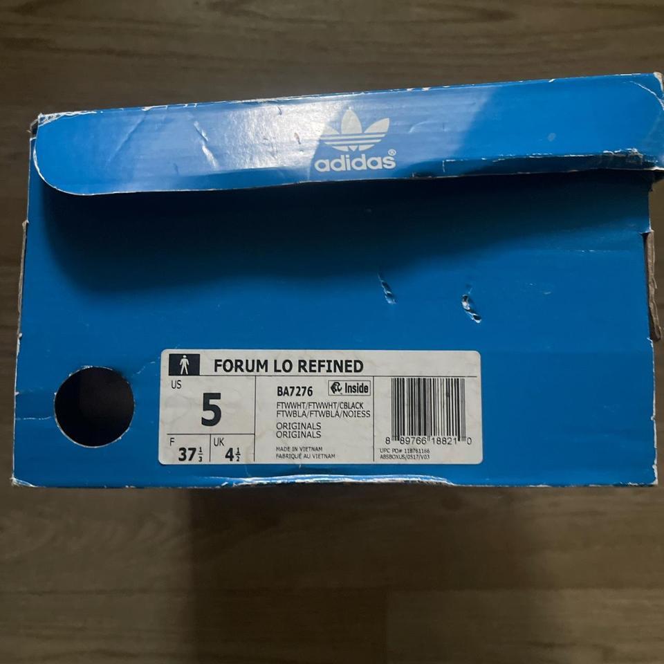White Adidas Forum Low Trainers E7fa 7