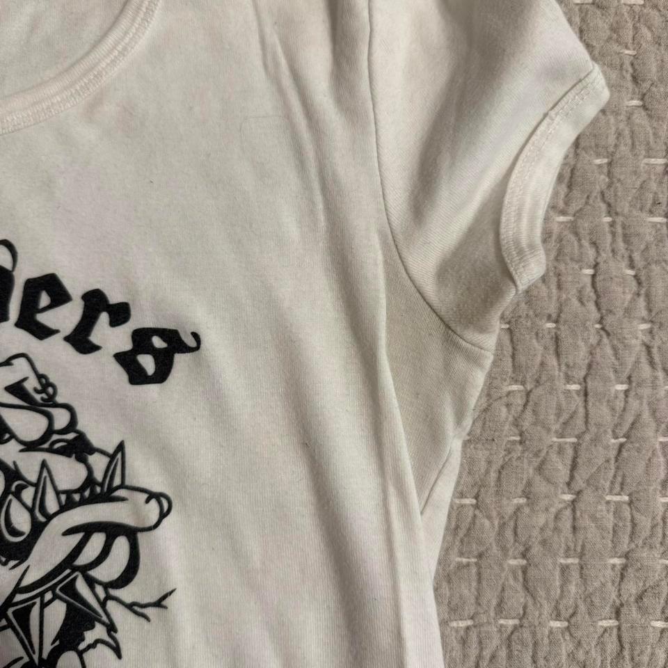 Landers Bulldog Baby Tee Cropped E206 2