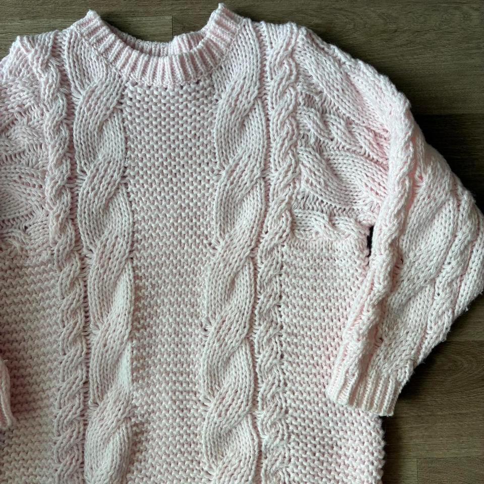 Princess Polly Pink Cable Knit 4ead 2