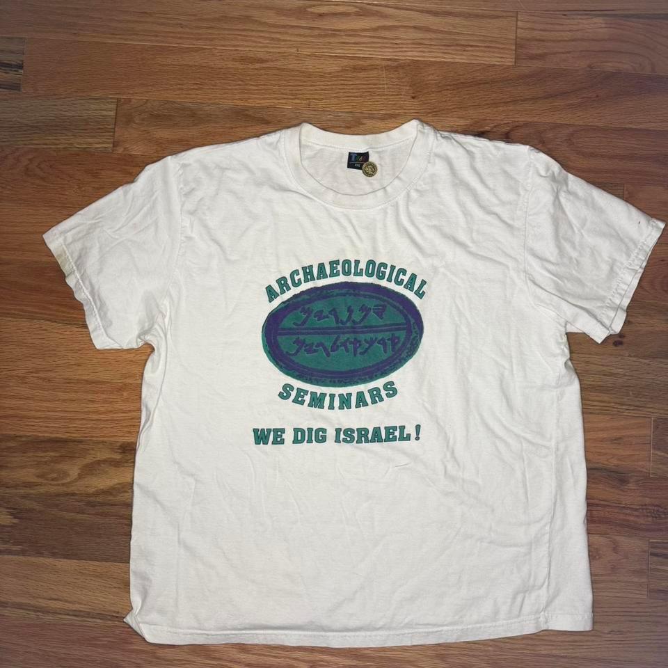 White Vintage Graphic Tee With