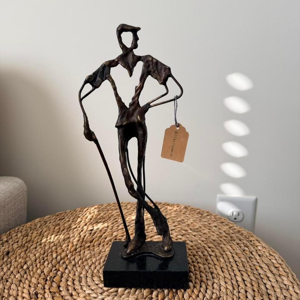 Bronze Golfer Sculpture Atop A Eda2