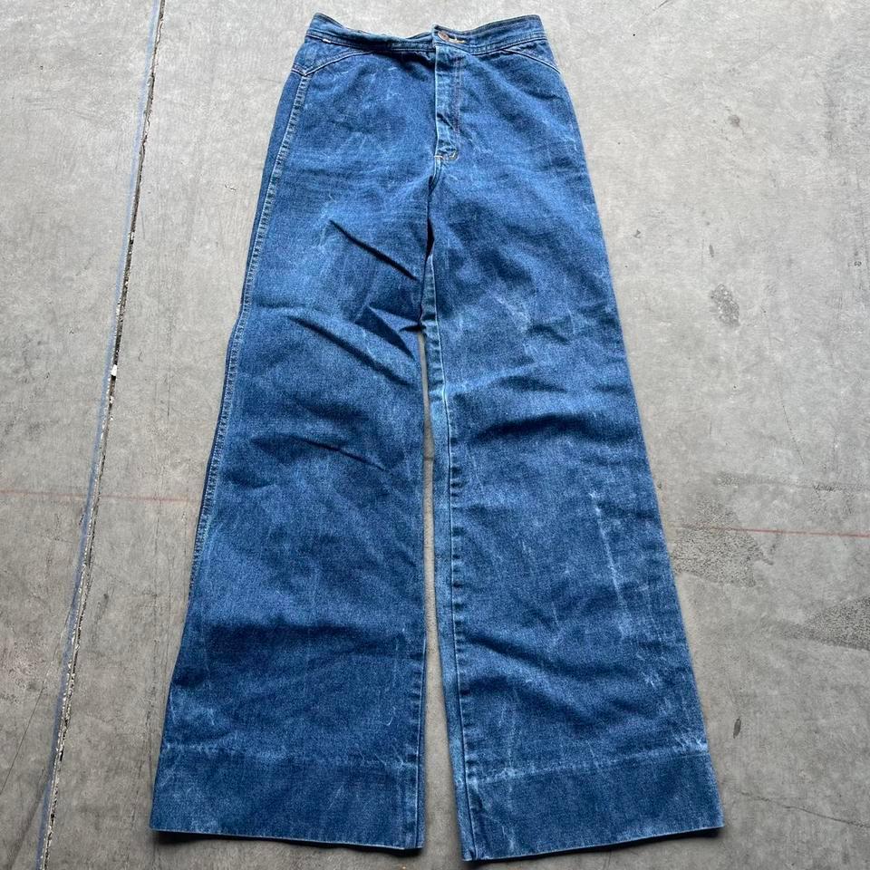 Vintage 70s Wide Leg Flare 7c67