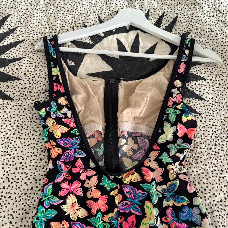 90s Vintage Butterfly One Piece F305 2