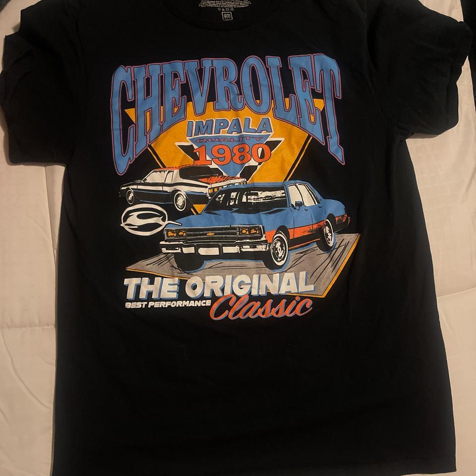 Black Chevrolet Impala 1980s Tee