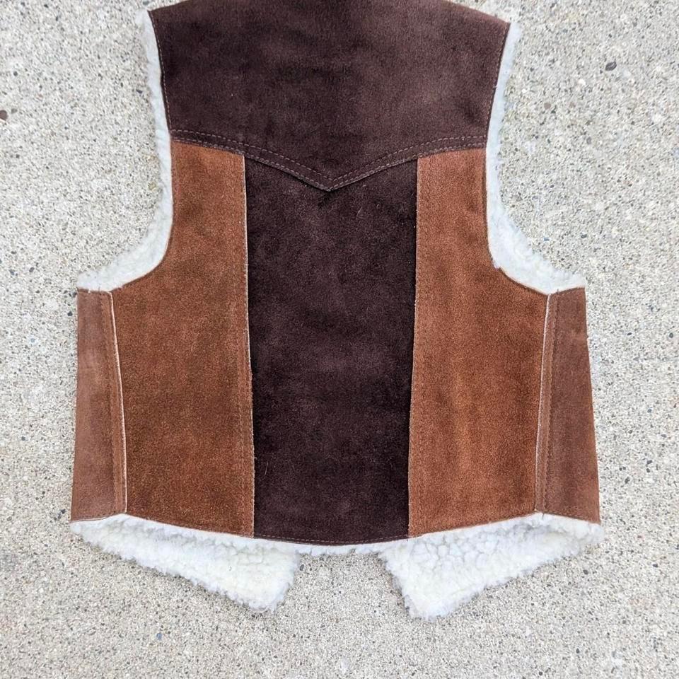 Vintage 1970s Leather And Shearling 9570 2