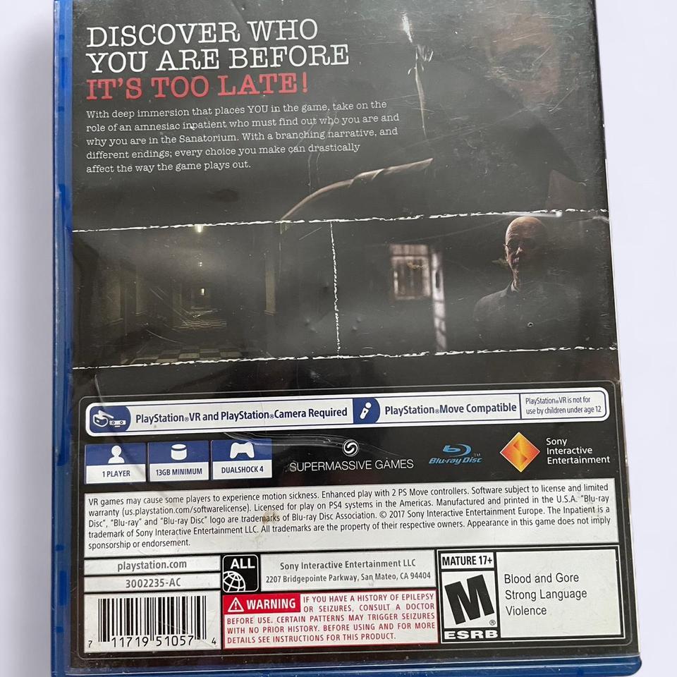 The Inpatient Playstation 4 Vr 2