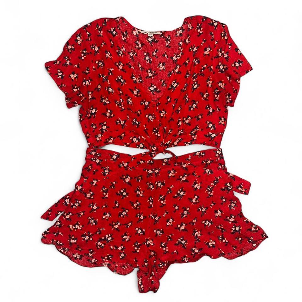 Red Floral American Eagle Outfitters 2