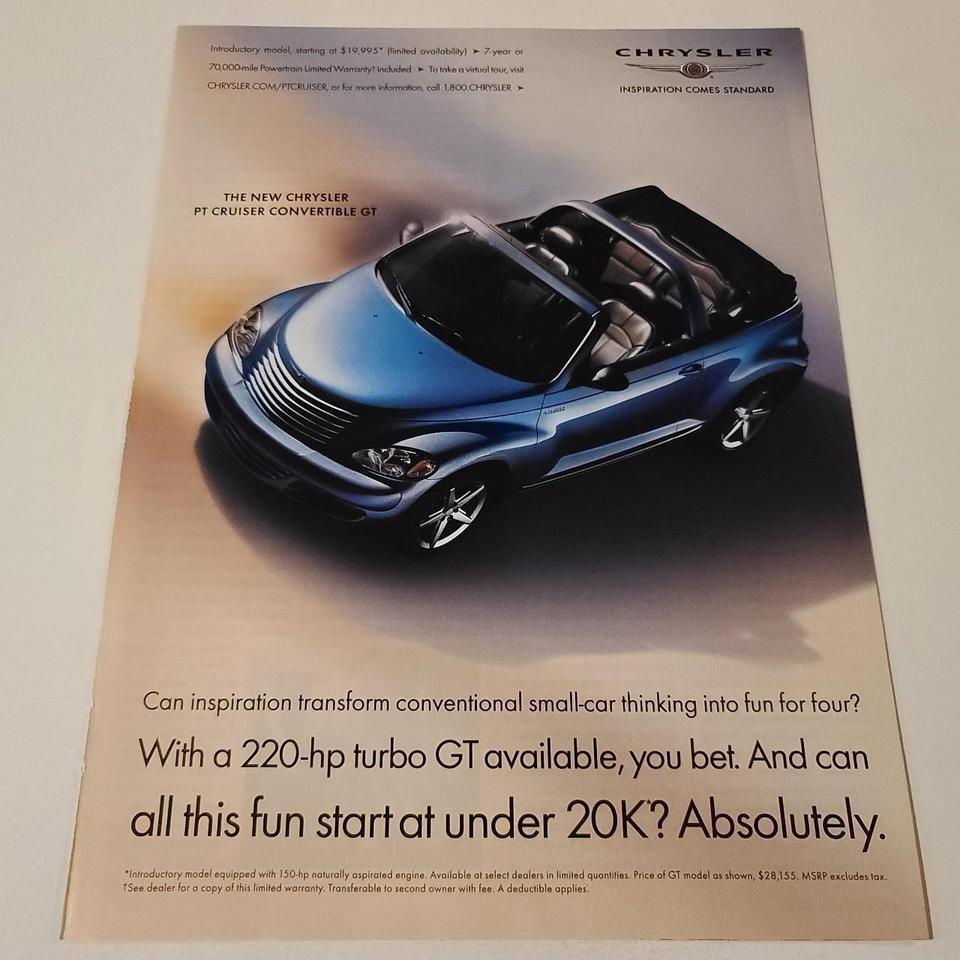 Chrysler Pt Cruiser Convertible Gt 62e9