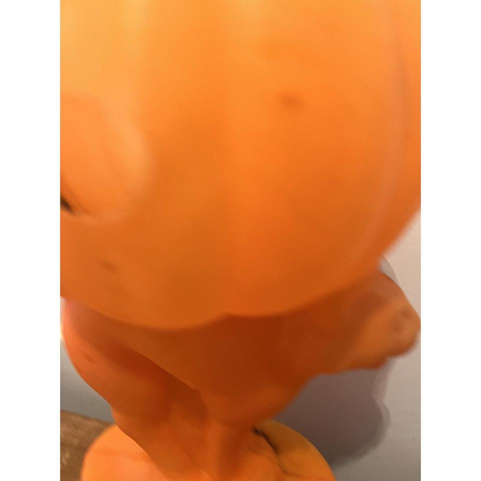 Vintage Halloween Pumpkin Blow Mold Fe1e 8