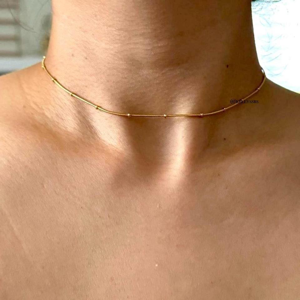 Satellite Chain Choker Necklace New 5220
