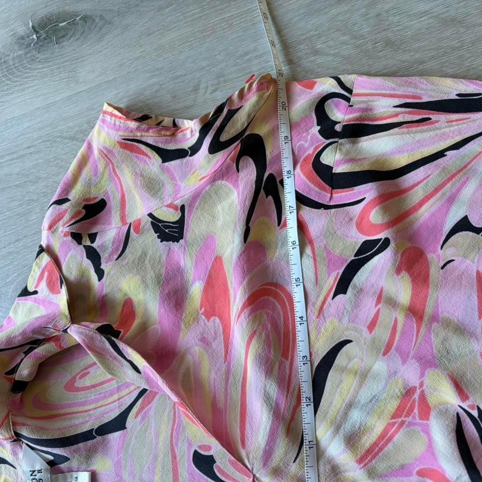 Allison Taylor Pink Silk Blouse 605f 4