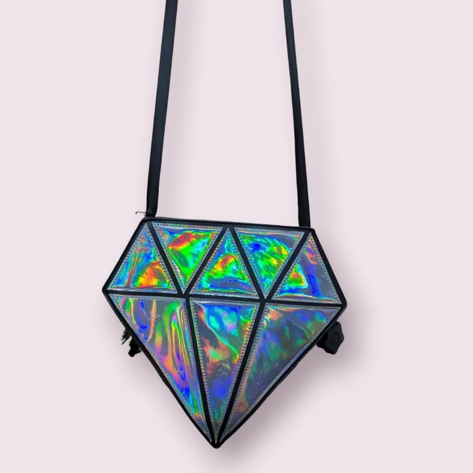 Holographic Diamond Crossbody Purse