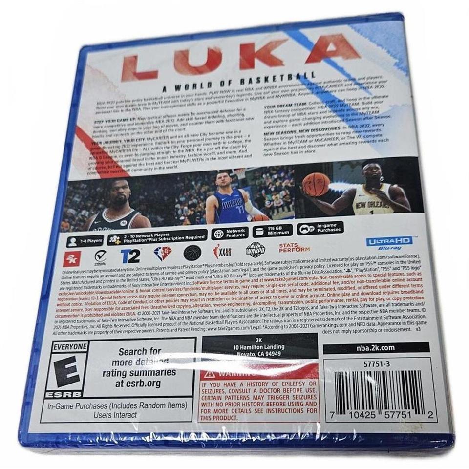 Nba 2k22 Ps5 Video Game 8911 2