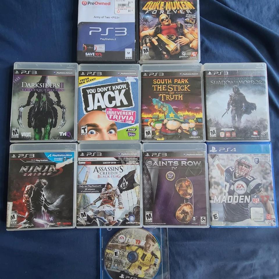 11 Games 10 Are Ps3