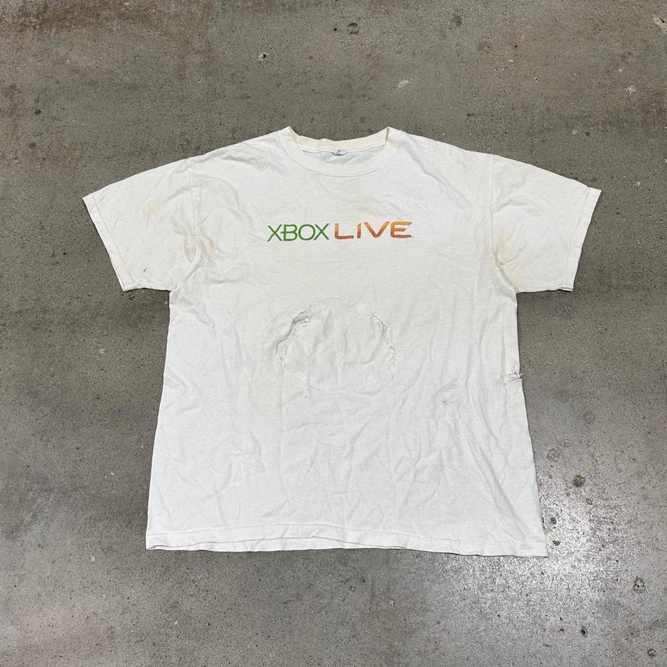 Y2k Xbox Live T Shirt Torn
