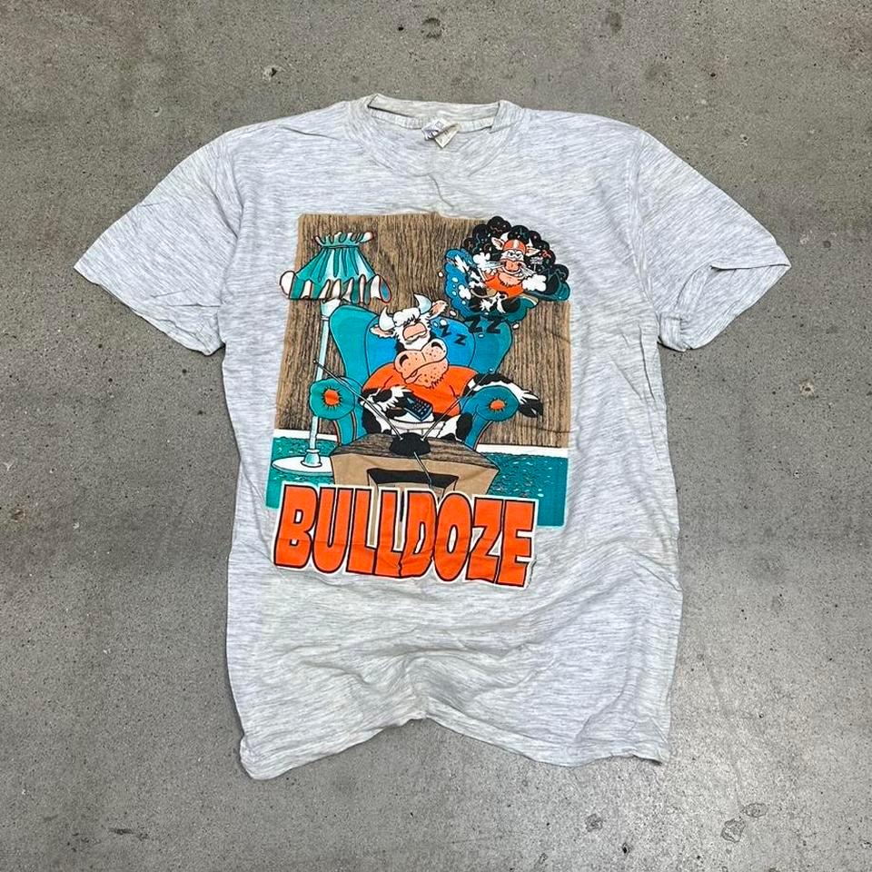 Vintage 90s Bulldoze T Shirt Size