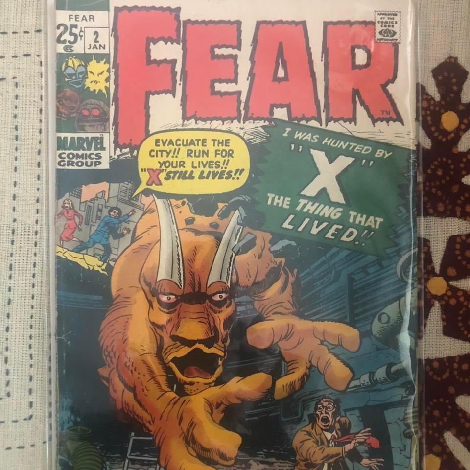 Vintage Comics Marvels Fear