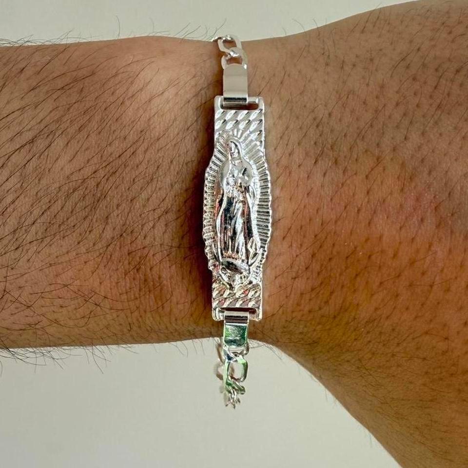 Vintage Style Silver Virgin Mary 7c1c 7