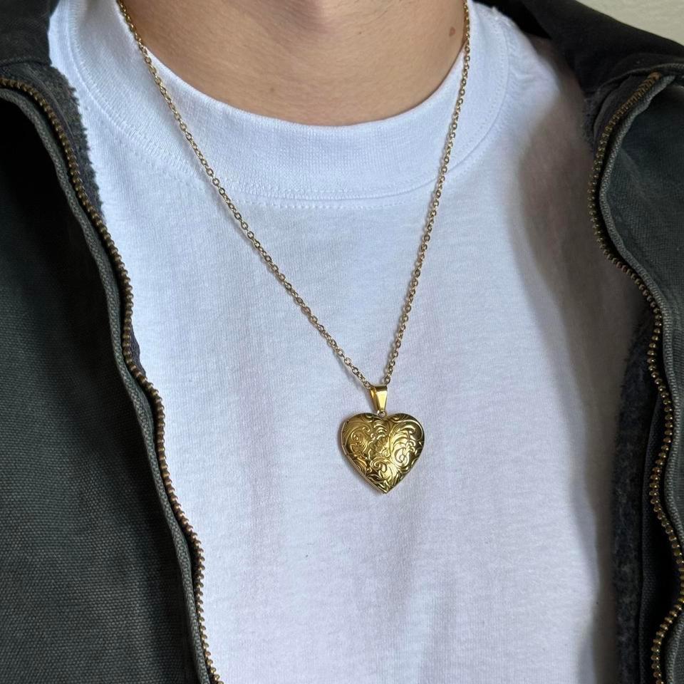 Y2k Style Gold Cute Heart 3636 6