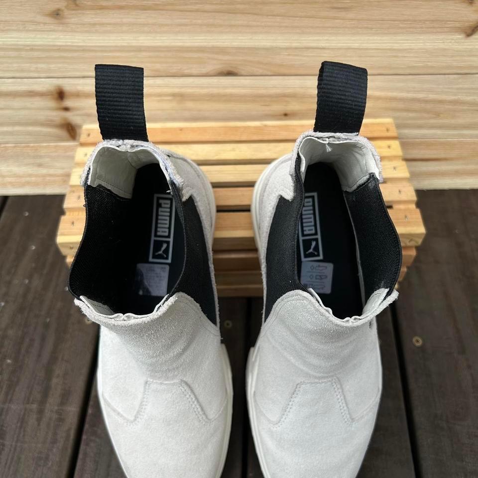 Whiteback Suede Leather Puma Mayze 4