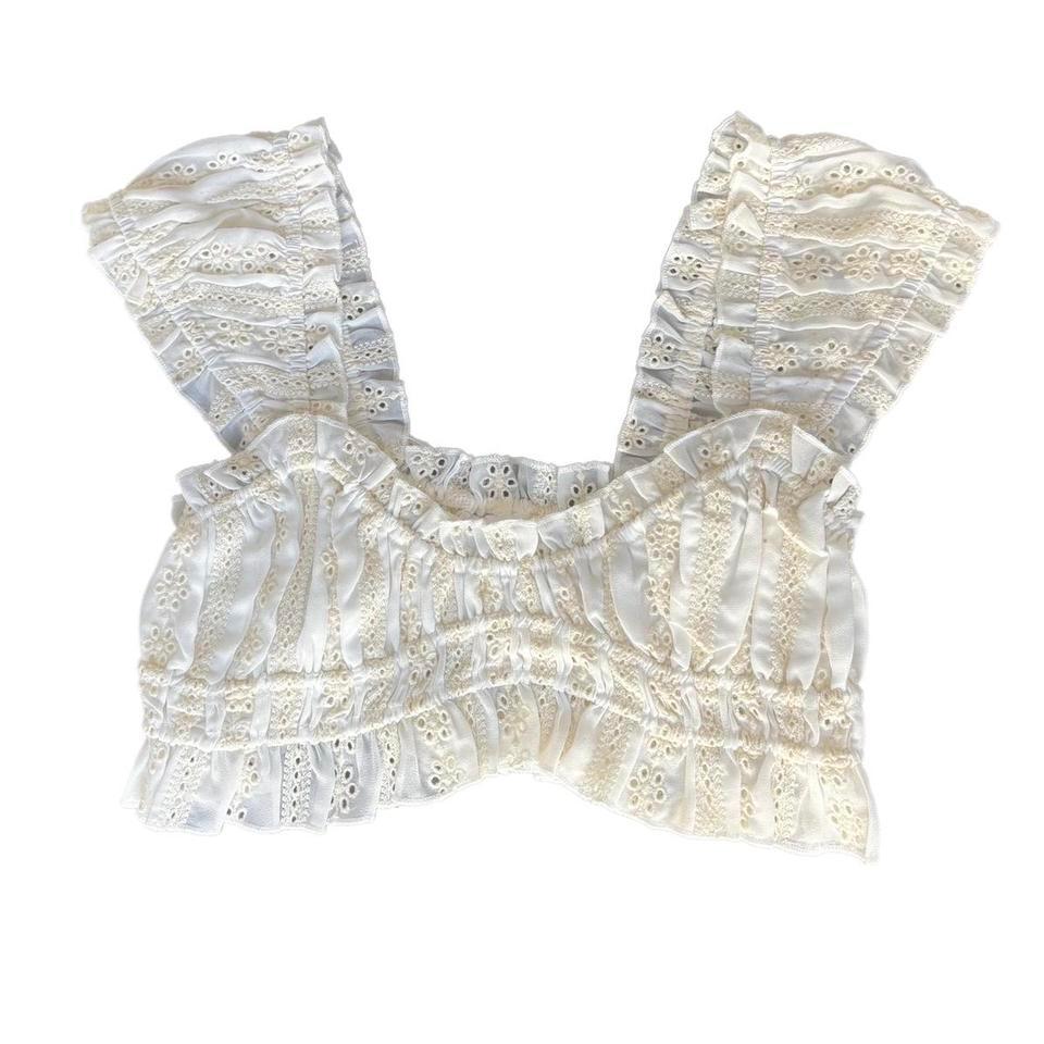 Isabelles Cabinet Lace Eyelet Crop