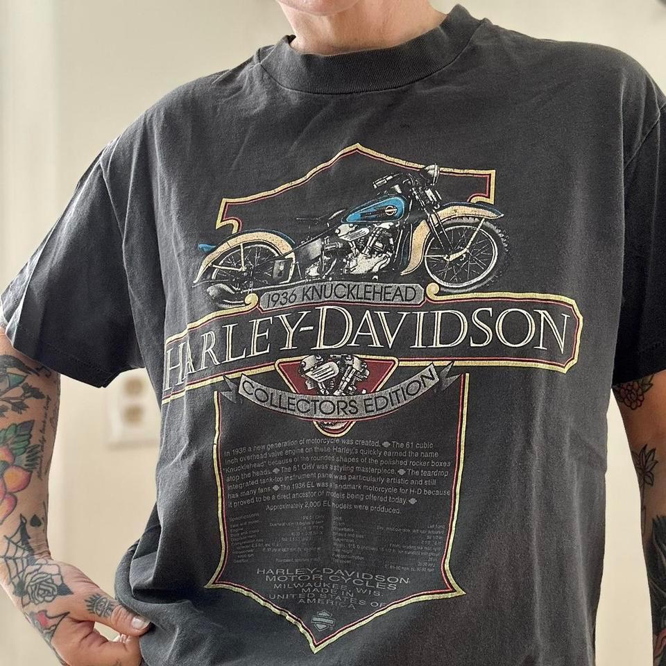 90s Harley Davidson Knucklehead Motorcycle