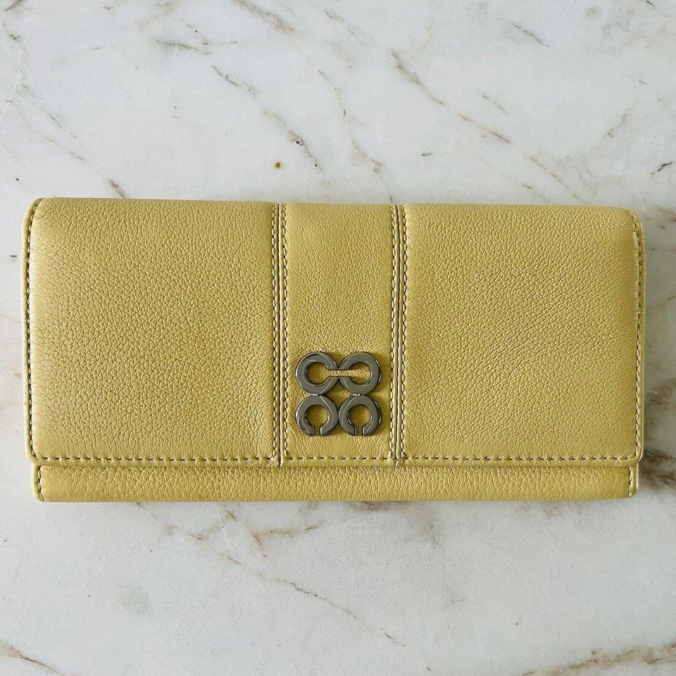 Coach Julie Sunflower Yellow Leather 70f4