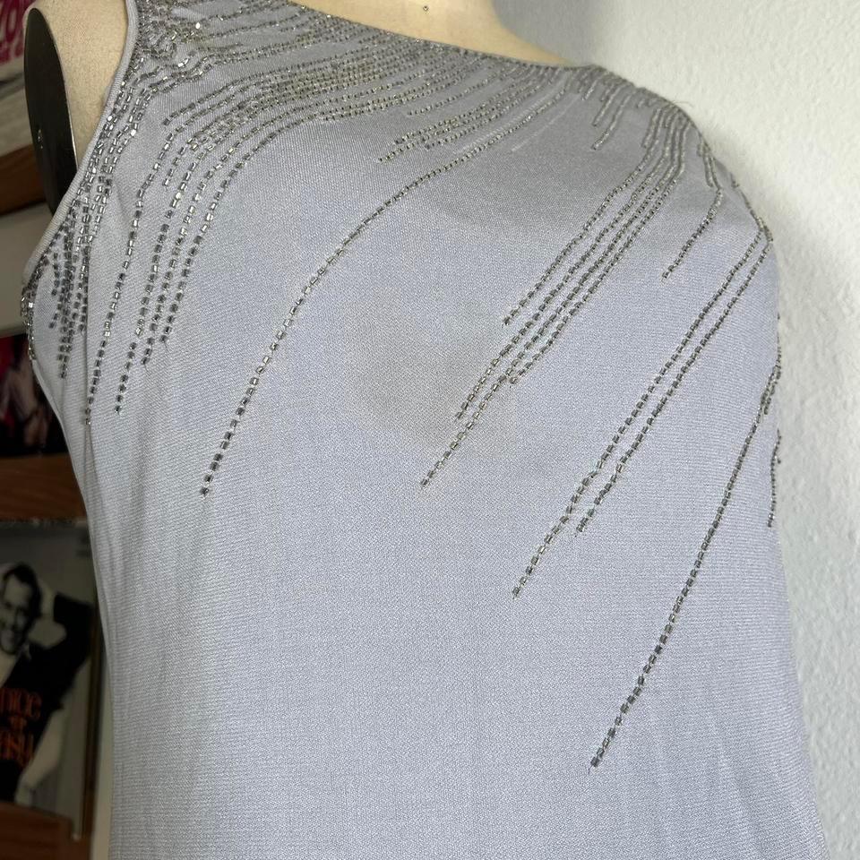 Vintage Silver Lavender Grey Maxi 37a0 5