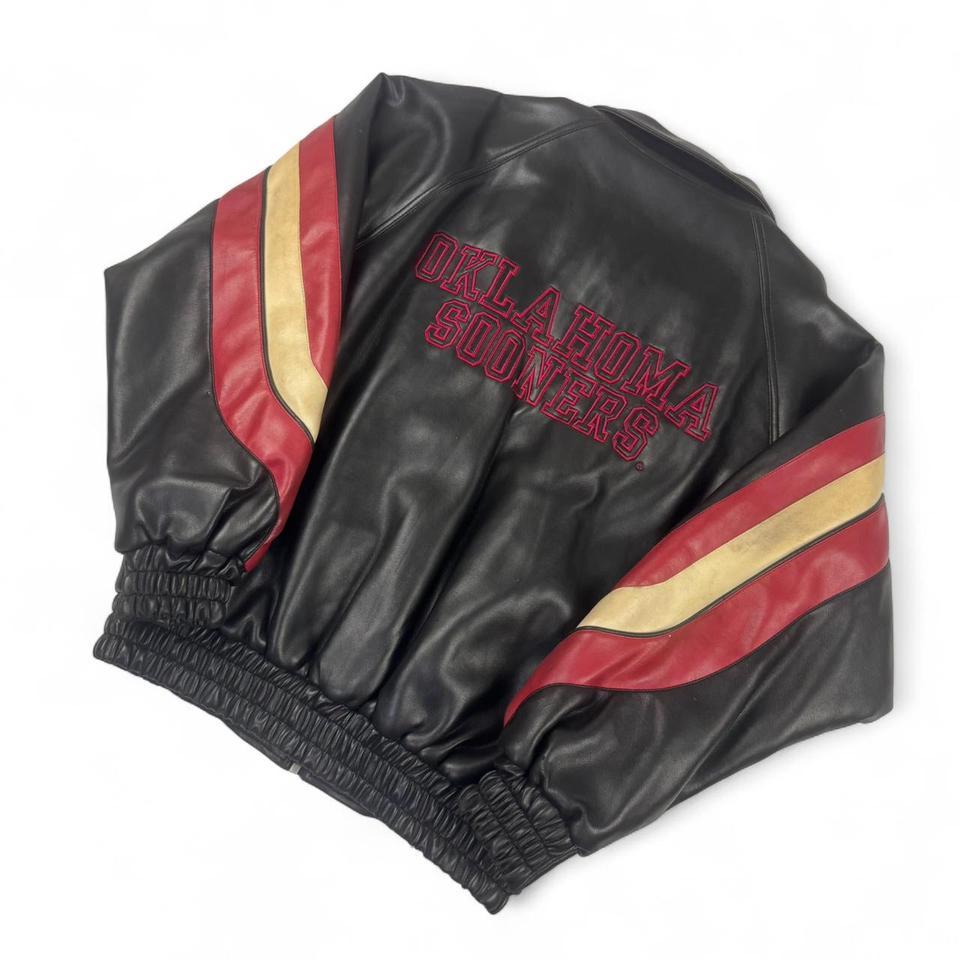 Oklahoma University Lether Jacket Vintage 5