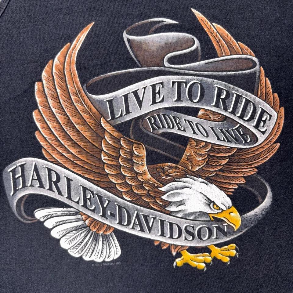 Vintage Harley Davidson Live To C040 5