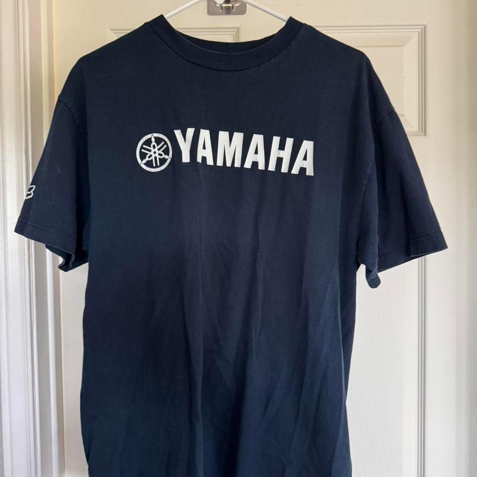 Yamaha Black T Shirt With White 26f7