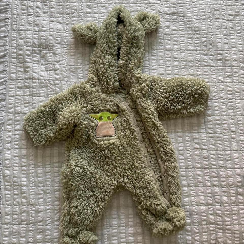 Baby Yoda Fleece Jumpsuit Snowsuit