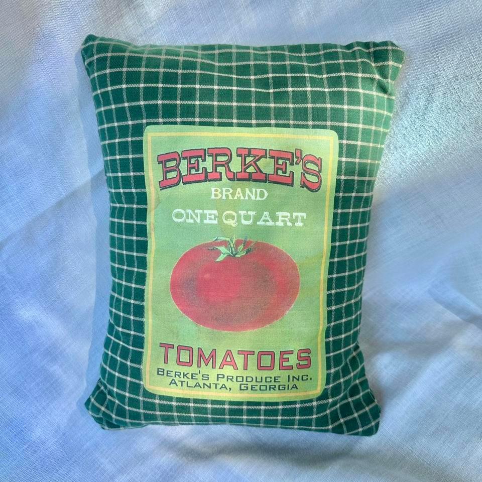 Vintage Handmade Tomato Print On