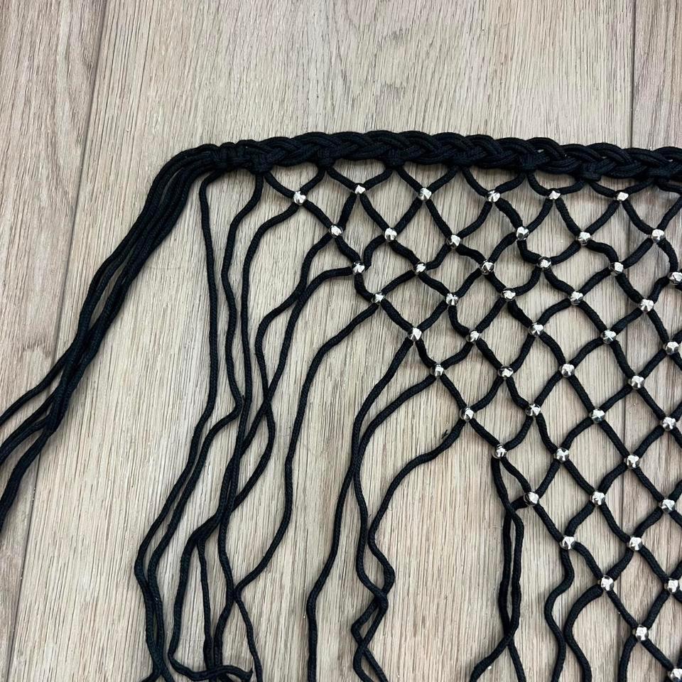 Festival Black Fishnet Bandana With Efd8 3