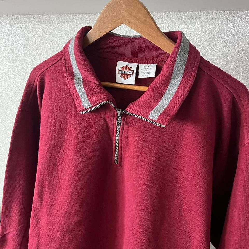 Vintage Harley Davidson Quarter Zip 0722