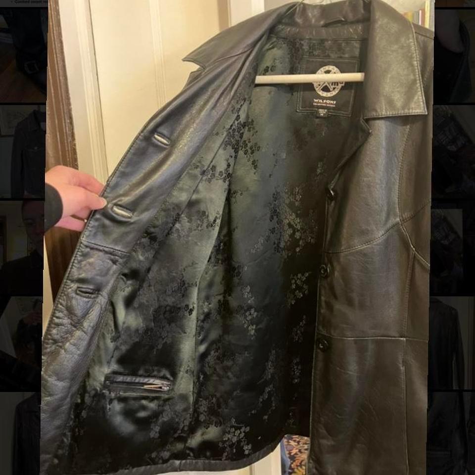 Black Wilson Leather Jacket With A6c7 4
