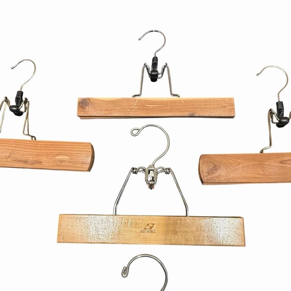 Lot Of 7 Vintage Wooden C41c 5