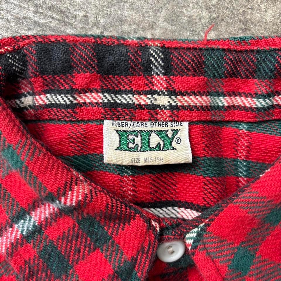 Vintage 1980s Ely Red And 2